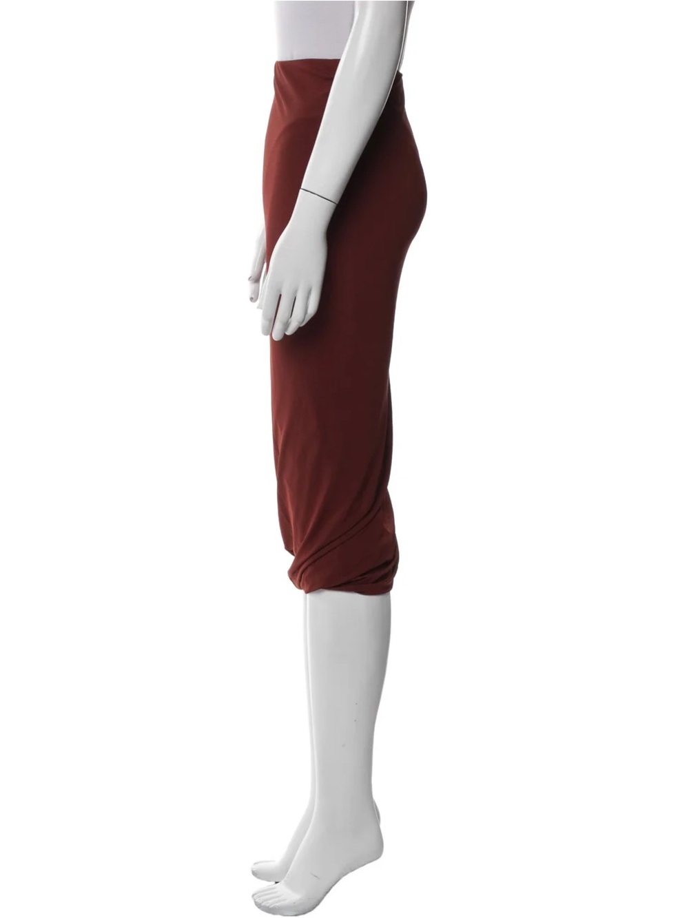 T BY ALEXANDER WANG Maroon Midi Skirt, size S - Picture 4 of 9